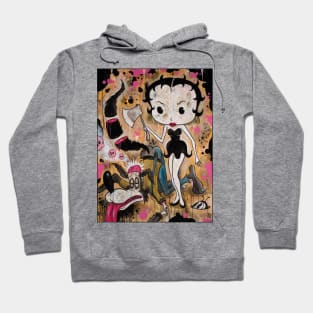 Betty and the Axe vintage Rubber Hose Cartoon Design Hoodie
